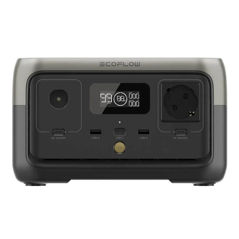 EcoFlow River 2 Portable Power Station | 300W | 256Wh | Fast Recharge | 4 Way Charging | Smart Battery Protection